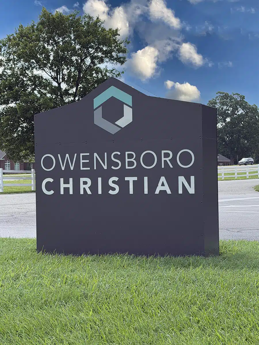 Owensboro Christian Entrance Sign
